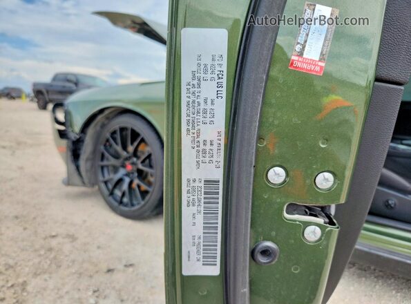 2C3CDZJG0KH611201 2019 DODGE CHALLENGER Green Вид підкапотного простору