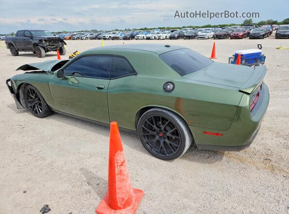 2C3CDZJG0KH611201 2019 DODGE CHALLENGER Green Задня ліва чверть
