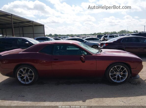 2C3CDZJG0LH223418 2020 DODGE CHALLENGER Бордовый Вид задней части салона