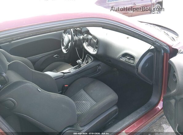 2C3CDZJG0LH223418 2020 DODGE CHALLENGER Бордовый Вид салона спереди