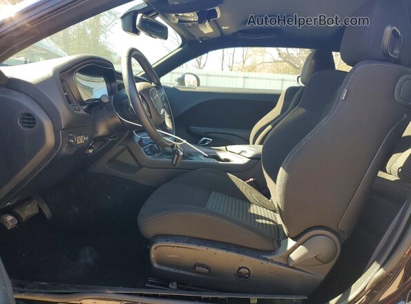 2C3CDZJG0PH629897 2023 DODGE CHALLENGER Black Front interior view