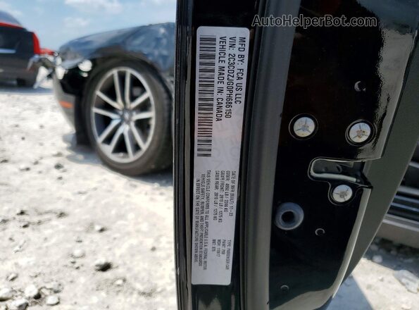 2C3CDZJG0PH686150 2023 DODGE CHALLENGER Black Widok komory silnika