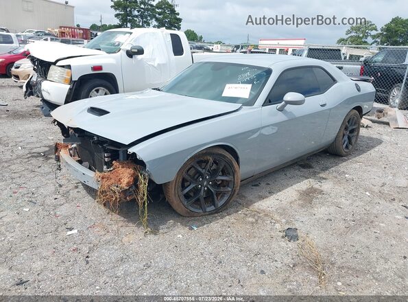 2C3CDZJG1NH124979 2022 DODGE CHALLENGER Gray წინა მარცხენა ხედი სამი მეოთხედიდან