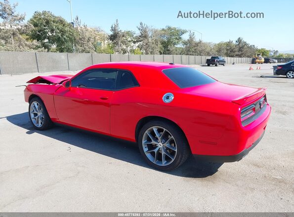2C3CDZJG1NH257872 2022 DODGE CHALLENGER Red Rear left