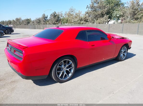 2C3CDZJG1NH257872 2022 DODGE CHALLENGER Red Rear right