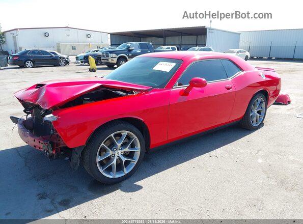 2C3CDZJG1NH257872 2022 DODGE CHALLENGER Red Front left