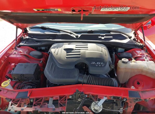 2C3CDZJG1NH257872 2022 DODGE CHALLENGER Red Rear view