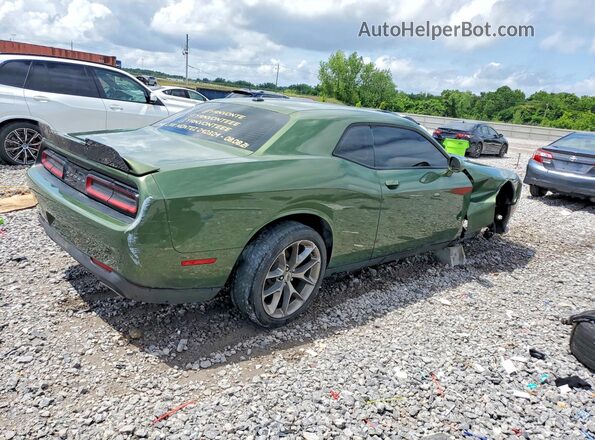 2C3CDZJG3LH254128 2020 DODGE CHALLENGER Зеленый Задняя правая четверть