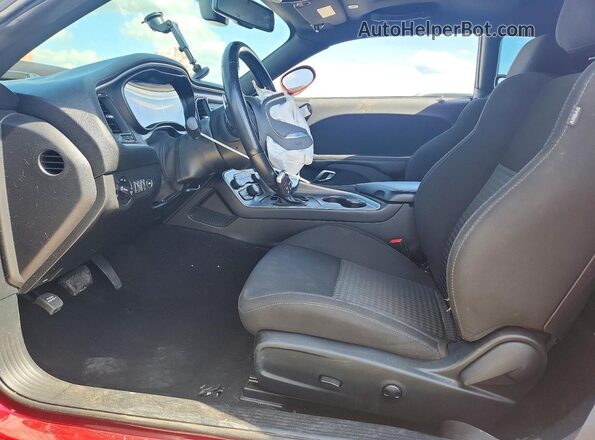 2C3CDZJG3NH159779 2022 DODGE CHALLENGER Burgundy Vista interior delantera