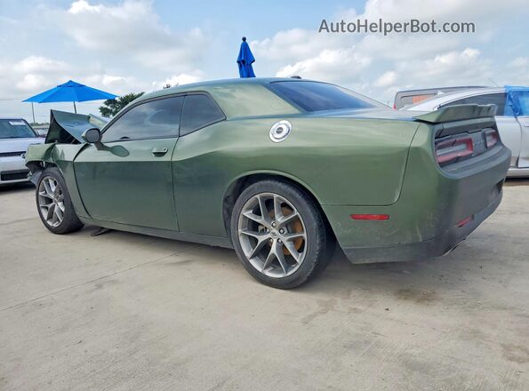2C3CDZJG3NH218457 2022 DODGE CHALLENGER Green Задня ліва чверть
