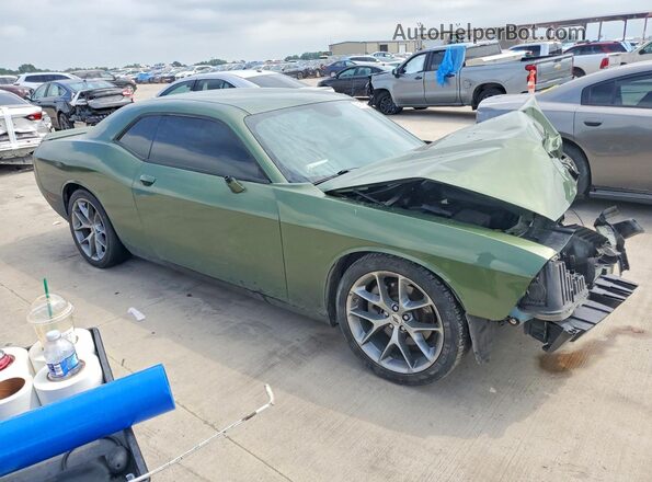 2C3CDZJG3NH218457 2022 DODGE CHALLENGER Green Передня права чверть