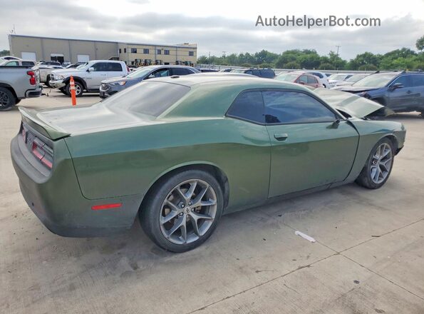 2C3CDZJG3NH218457 2022 DODGE CHALLENGER Green Задня права чверть