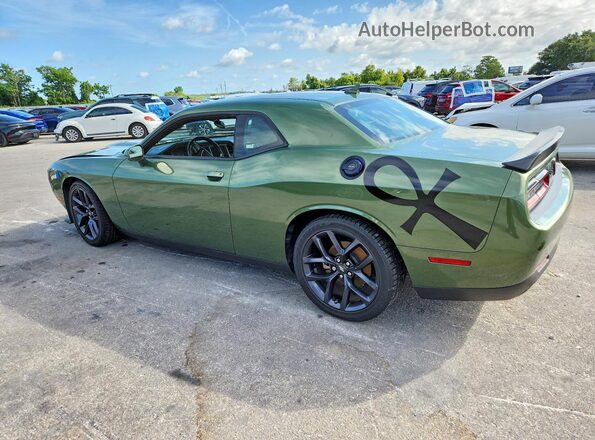 2C3CDZJG3PH586737 2023 DODGE CHALLENGER Green Задня ліва чверть