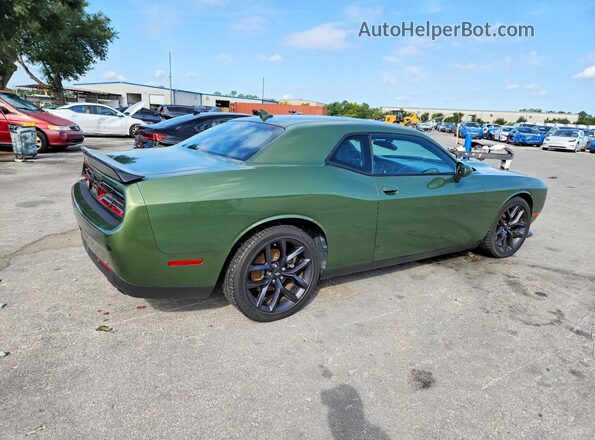 2C3CDZJG3PH586737 2023 DODGE CHALLENGER Green Задня права чверть