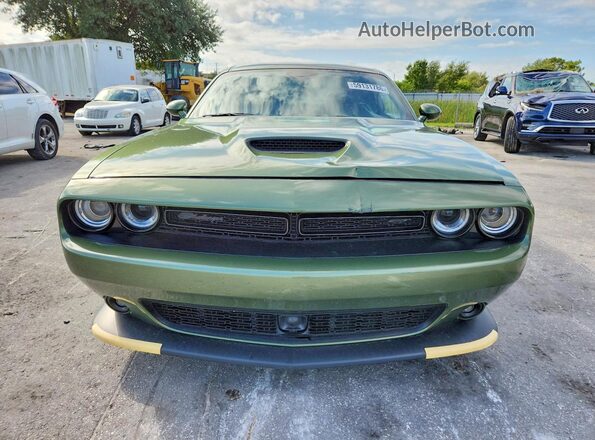 2C3CDZJG3PH586737 2023 DODGE CHALLENGER Green Вид спереду