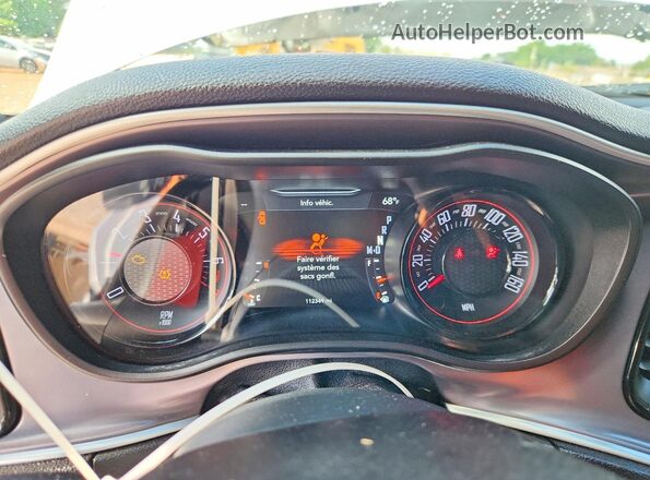 2C3CDZJG4LH222840 2020 DODGE CHALLENGER Белый Вид щитка приборов