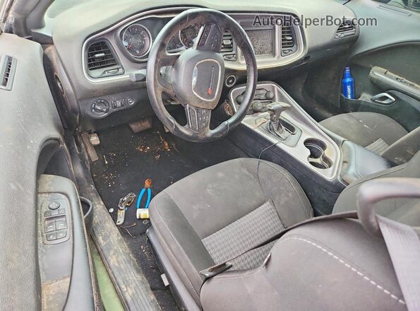 2C3CDZJG4MH649937 2021 DODGE CHALLENGER Green Вид панелі приладів
