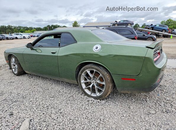2C3CDZJG4MH649937 2021 DODGE CHALLENGER Green Задня ліва чверть