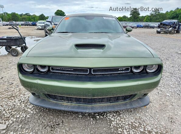 2C3CDZJG4MH649937 2021 DODGE CHALLENGER Green Вид спереду