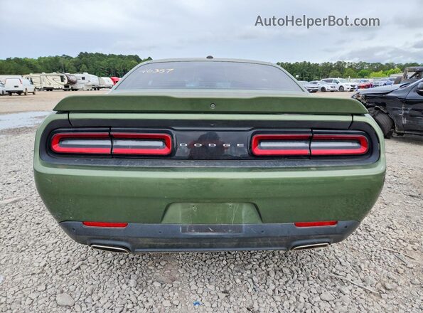 2C3CDZJG4MH649937 2021 DODGE CHALLENGER Green Вид ззаду