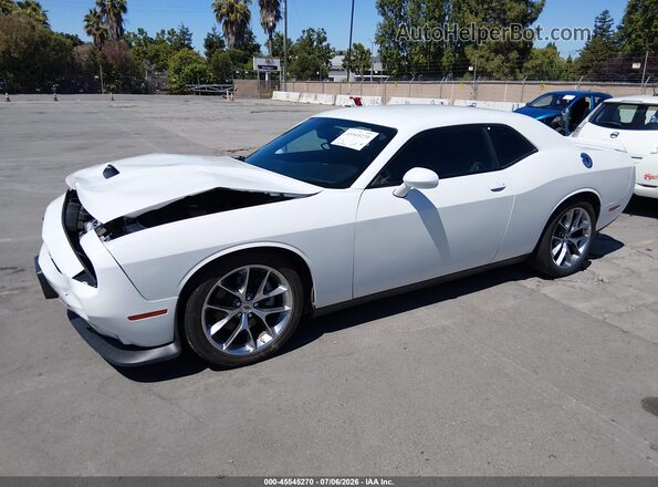 2C3CDZJG4NH117475 2022 DODGE CHALLENGER White Առջևի ձախ երեք քառորդ տեսարան