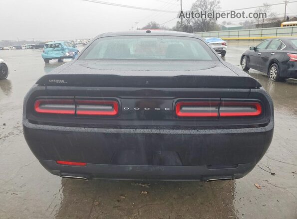 2C3CDZJG5NH195747 2022 DODGE CHALLENGER Black Вид ззаду