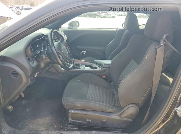 2C3CDZJG5PH507360 2023 DODGE CHALLENGER Black Front interior view