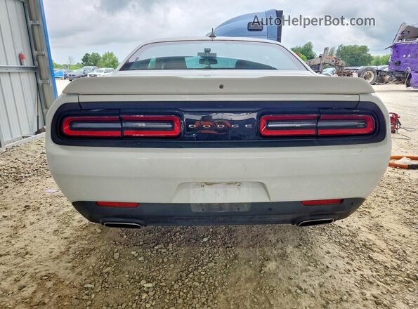 2C3CDZJG6KH690132 2019 DODGE CHALLENGER White Вид ззаду