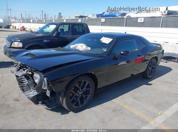 2C3CDZJG7KH715815 2019 DODGE CHALLENGER Черный Передняя левая четверть