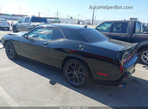 2C3CDZJG7KH715815 2019 DODGE CHALLENGER Черный Задняя левая четверть