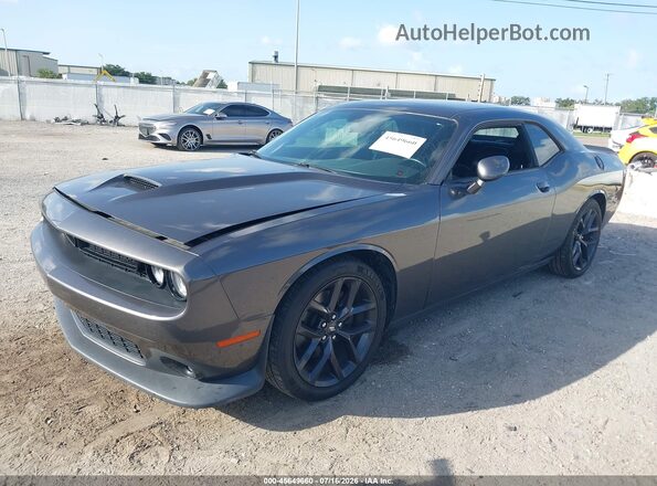 2C3CDZJG7LH222878 2020 DODGE CHALLENGER Серый Передняя левая четверть