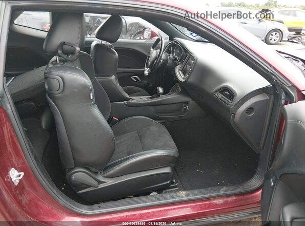 2C3CDZJG7MH517660 2021 DODGE CHALLENGER Red Widok wnętrza z przodu
