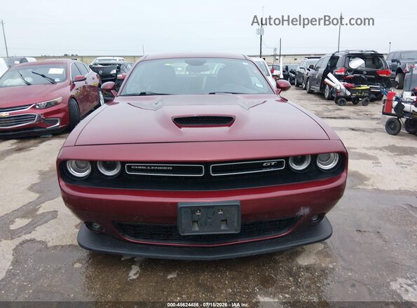 2C3CDZJG7MH517660 2021 DODGE CHALLENGER Red Widok wnętrza z tyłu