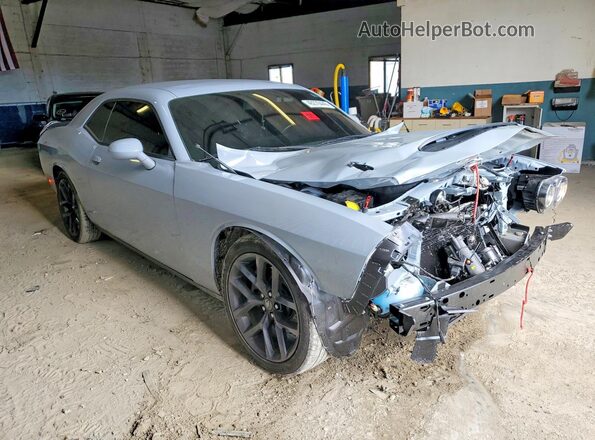 2C3CDZJG7MH573808 2021 DODGE CHALLENGER Silver Delantero derecho