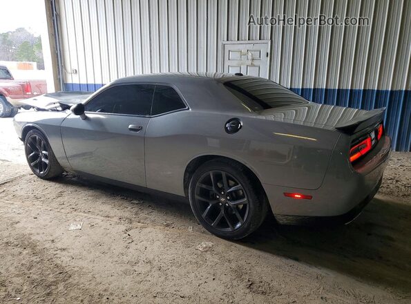 2C3CDZJG7MH573808 2021 DODGE CHALLENGER Silver Trasero izquierdo