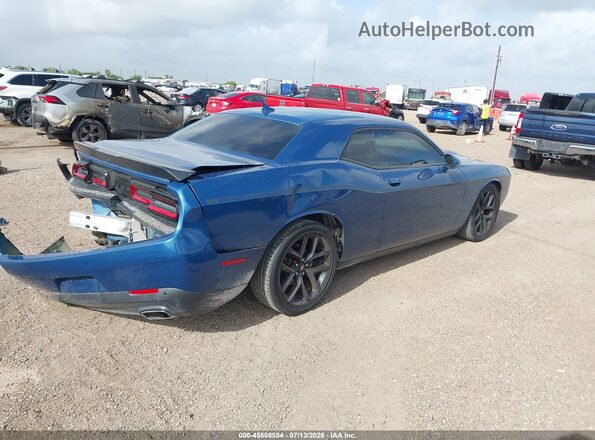 2C3CDZJG7NH112738 2022 DODGE CHALLENGER Blue უკანა მარჯვენა