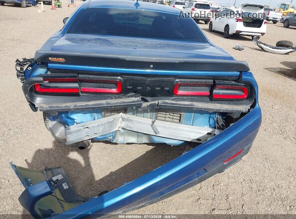 2C3CDZJG7NH112738 2022 DODGE CHALLENGER Blue წინა ხედი
