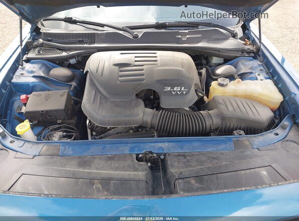 2C3CDZJG7NH112738 2022 DODGE CHALLENGER Blue უკანა ხედი
