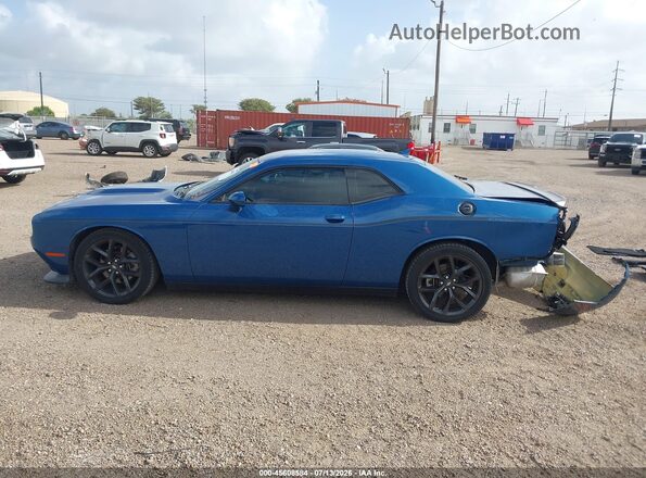 2C3CDZJG7NH112738 2022 DODGE CHALLENGER Blue სალონის 360-გრადუსიანი ხედი