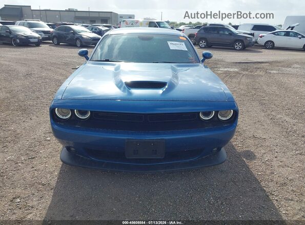 2C3CDZJG7NH112738 2022 DODGE CHALLENGER Blue ხელსაწყოთა პანელის ხედი