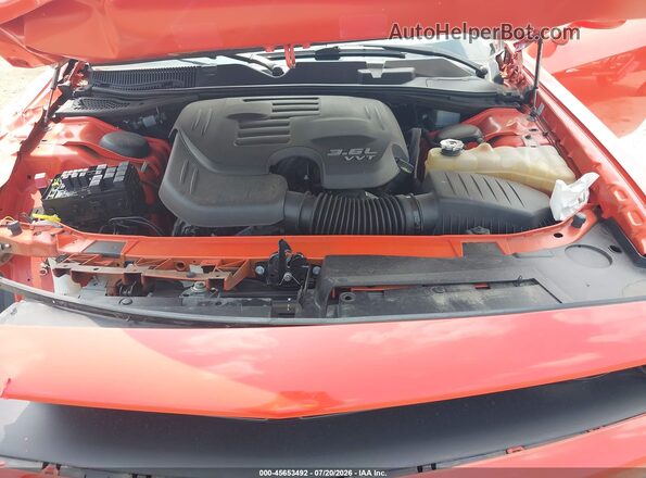 2C3CDZJG7NH117826 2022 DODGE CHALLENGER Orange Вид ззаду