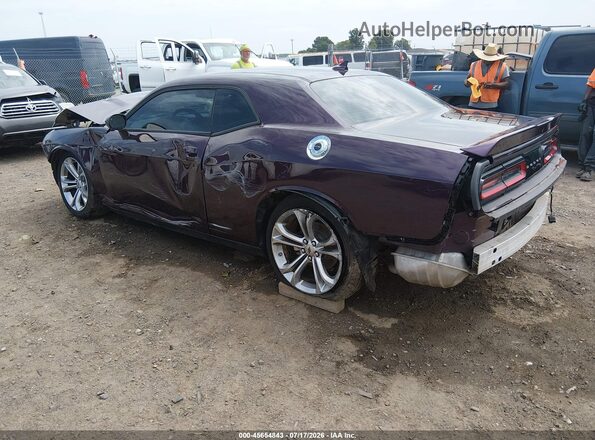 2C3CDZJG7NH210121 2022 DODGE CHALLENGER Purple უკანა მარცხენა