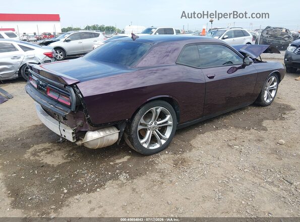 2C3CDZJG7NH210121 2022 DODGE CHALLENGER Purple უკანა მარჯვენა