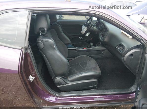2C3CDZJG7NH210121 2022 DODGE CHALLENGER Purple წინა სალონის ხედი