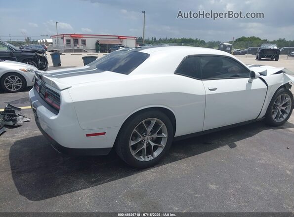 2C3CDZJG8NH136899 2022 DODGE CHALLENGER White Rear right