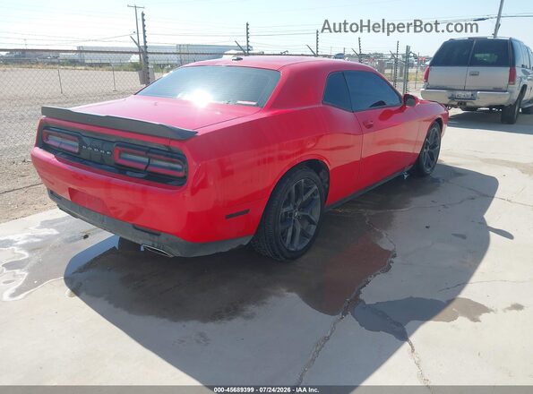 2C3CDZJG9KH574729 2019 DODGE CHALLENGER Red Задня права чверть