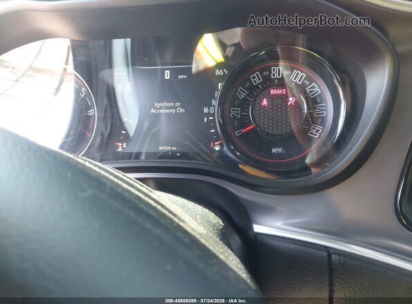 2C3CDZJG9KH574729 2019 DODGE CHALLENGER Red Вид задніх сидінь