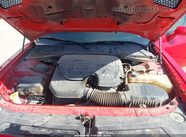 2C3CDZJG9KH574729 2019 DODGE CHALLENGER Red Вид ззаду