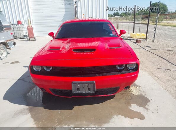 2C3CDZJG9KH574729 2019 DODGE CHALLENGER Red Вид щитка приладів