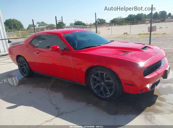 2C3CDZJG9KH574729 2019 DODGE CHALLENGER Red Вид задньої частини салону
